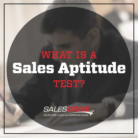 Sales Aptitude Test .